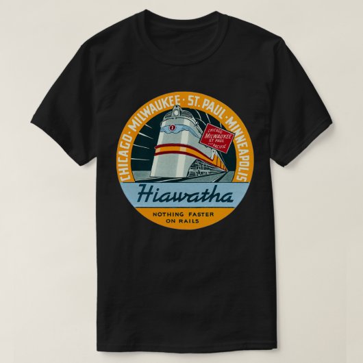 Spoorweg 1935 Hiawatha T-shirt (Design voorkant)