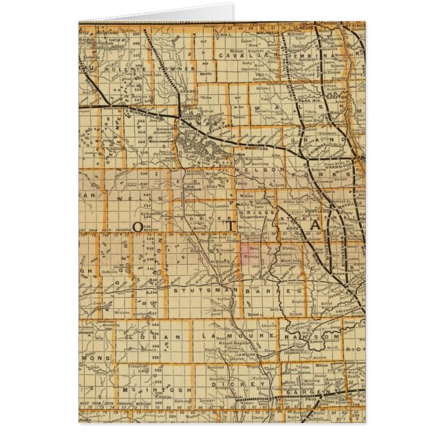 Spoorweg 2 St Paul, Minneapolis en Manitoba (Voorkant)