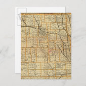 Spoorweg 2 St Paul, Minneapolis en Manitoba Briefkaart (Voorkant / Achterkant)