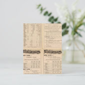 Spoorweg 2 van New York Central en Hudson Briefkaart (Staand voorkant)