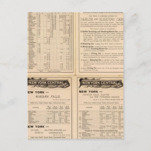 Spoorweg 2 van New York Central en Hudson Briefkaart