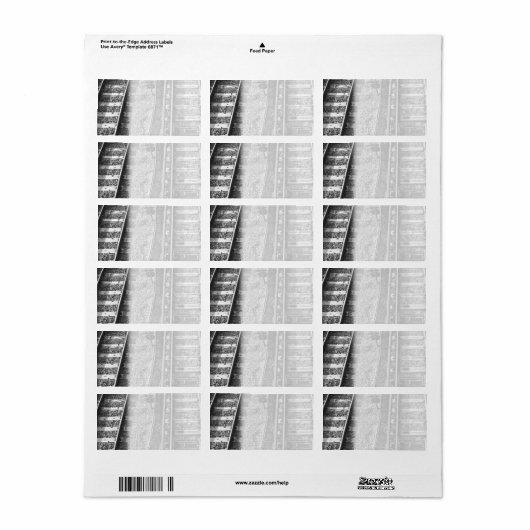 Spoorweg Afbeelding. Etiket (Full Sheet)