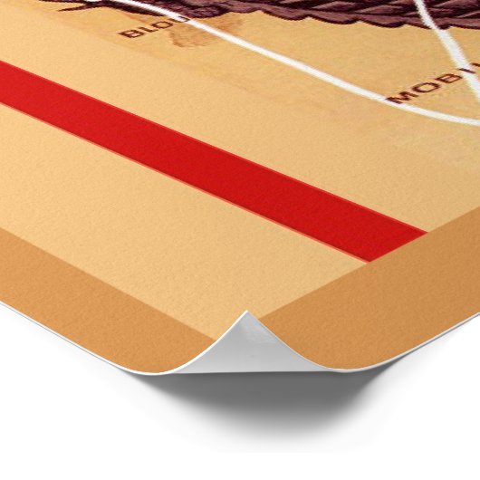  spoorweg Alligator Poster (Hoek)