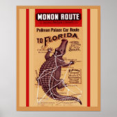  spoorweg Alligator Poster (Voorkant)