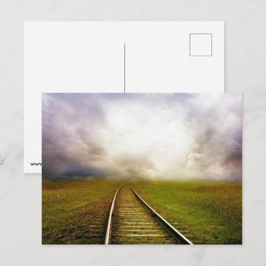 Spoorweg Briefkaart (Voorkant / Achterkant)