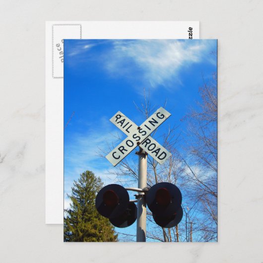 Spoorweg Briefkaart (Voorkant / Achterkant)