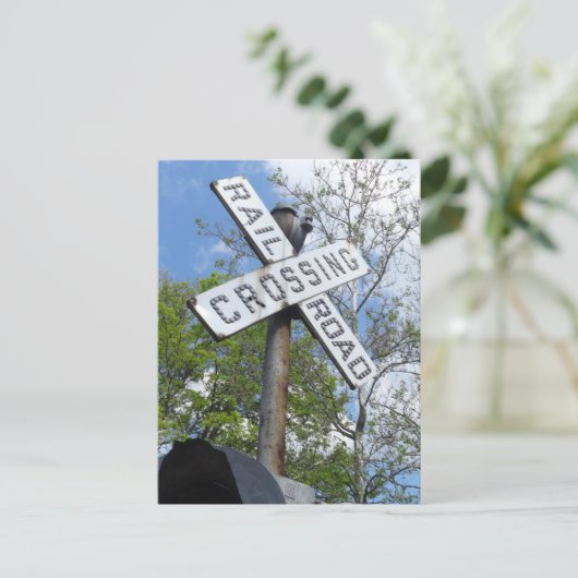 Spoorweg Briefkaart (Staand voorkant)