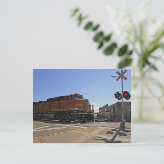 Spoorweg Briefkaart (Staand voorkant)