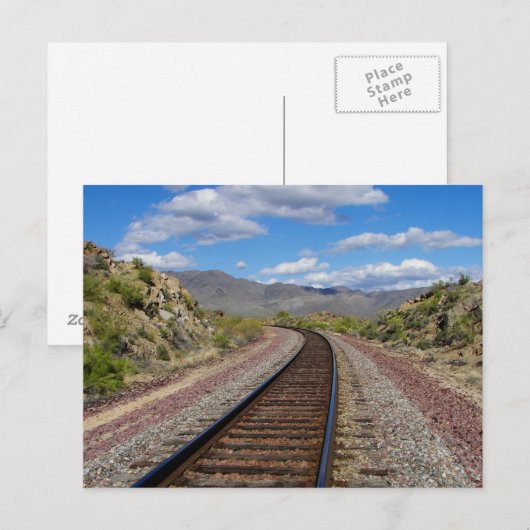 Spoorweg Briefkaart (Voorkant / Achterkant)