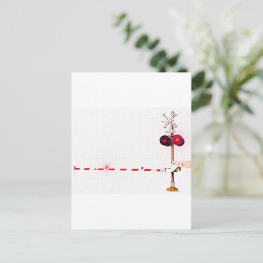 Spoorweg Briefkaart (Staand voorkant)