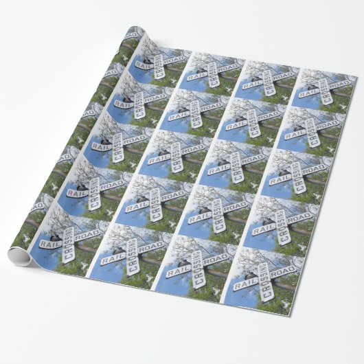 Spoorweg Cadeaupapier (Uitgerold)