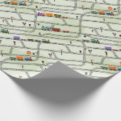 Spoorweg Cadeaupapier (Hoek)