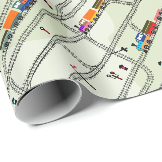 Spoorweg Cadeaupapier (Rol Hoek)