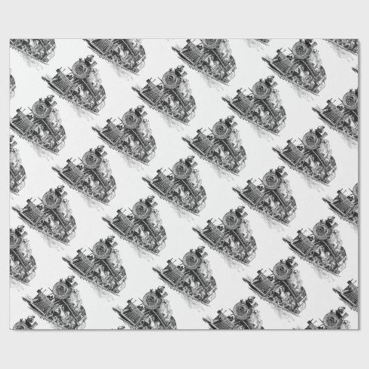 Spoorweg Cadeaupapier (Vlak)