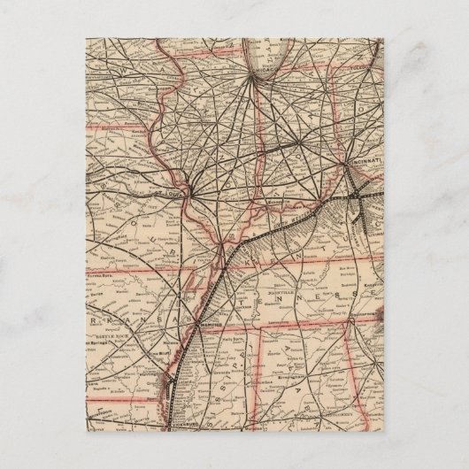 Spoorweg Chesapeake en Ohio Briefkaart (Voorkant)
