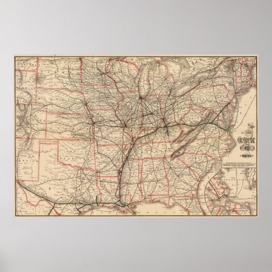 Spoorweg Chesapeake en Ohio Poster (Voorkant)