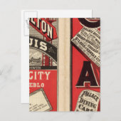 Spoorweg Chicago en Alton Briefkaart (Voorkant / Achterkant)