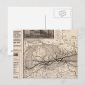 Spoorweg Chicago en Grand Trunk Briefkaart (Voorkant / Achterkant)