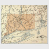  spoorweg Connecticut (1893) Cadeaupapier (Vlak)