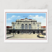  spoorweg, Denver-station, taxi's Briefkaart (Voorkant)