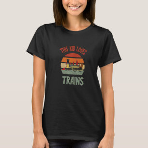 Spoorweg Dit Kind verliest de treinen van de spoo T-shirt