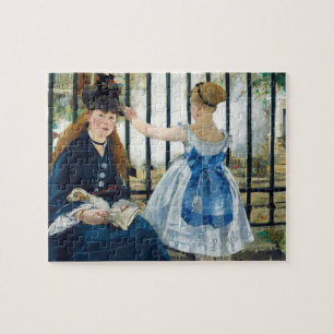 Spoorweg Edouard Manet 1873 Legpuzzel