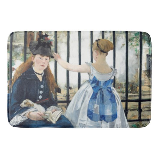 Spoorweg Edouard Manet Badmat (Voorkant)