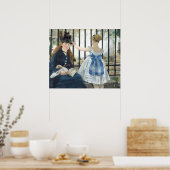 Spoorweg - Edouard Manet Fine Art Poster (Keuken)