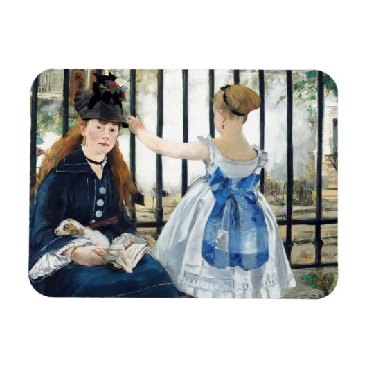 Spoorweg Edouard Manet Magneet (Horizontaal)