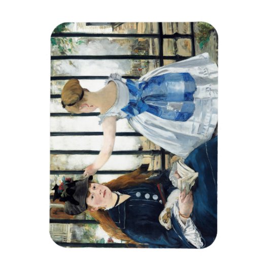 Spoorweg Edouard Manet Magneet (Verticaal)