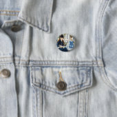 Spoorweg Edouard Manet Ronde Button 3,2 Cm (In situ)