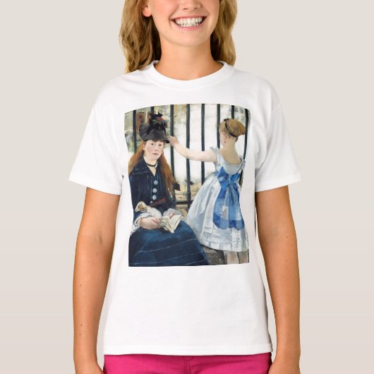 Spoorweg Edouard Manet T-shirt (Voorkant)