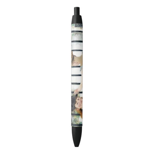 Spoorweg Edouard Manet Zwarte Inkt Pen (Voorkant Verticaal)