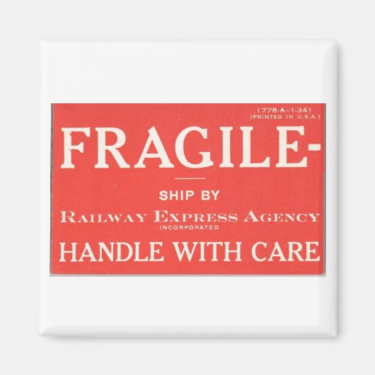 Spoorweg Express Magneet (Voorkant)