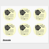 Spoorweg Express - Schip de spoorweg Ronde Sticker (Vel)