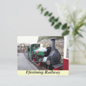 Spoorweg Festiniog Briefkaart (Staand voorkant)
