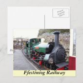 Spoorweg Festiniog Briefkaart (Voorkant / Achterkant)