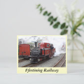 Spoorweg Festiniog Briefkaart (Staand voorkant)
