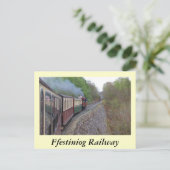 Spoorweg Festiniog Briefkaart (Staand voorkant)