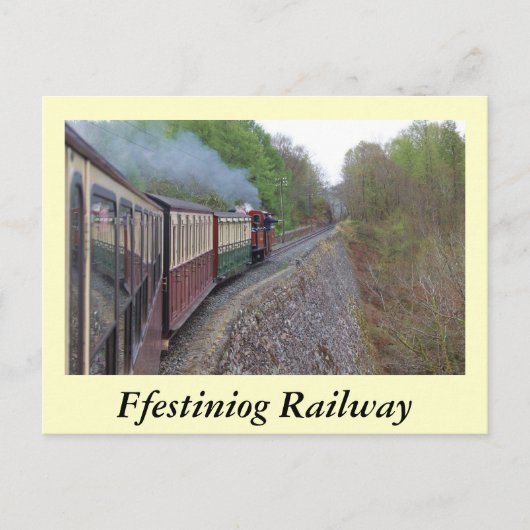 Spoorweg Festiniog Briefkaart (Voorkant)