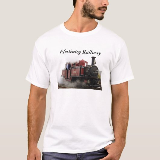 Spoorweg Festiniog T-shirt (Voorkant)