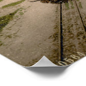 spoorweg, Festiniog Wales 1895 Poster (Hoek)