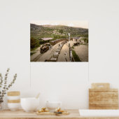 spoorweg, Festiniog Wales 1895 Poster (Keuken)