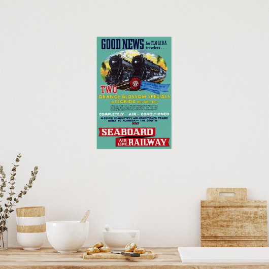 Spoorweg Florida Poster (Keuken)