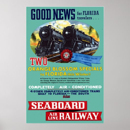  Spoorweg Florida Poster (Voorkant)