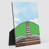 Spoorweg Fotoplaat (Zijkant)