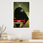 Spoorweg Frankrijk Poster (Keuken)