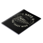 Spoorweg Funny Locomotive Quote Trainspotter Train Notitieboek (Linkerzijde)