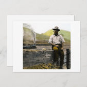  Spoorweg Hobo Briefkaart (Voorkant / Achterkant)