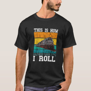 Spoorweg hoe ik het model "trein met trein" kan r t-shirt